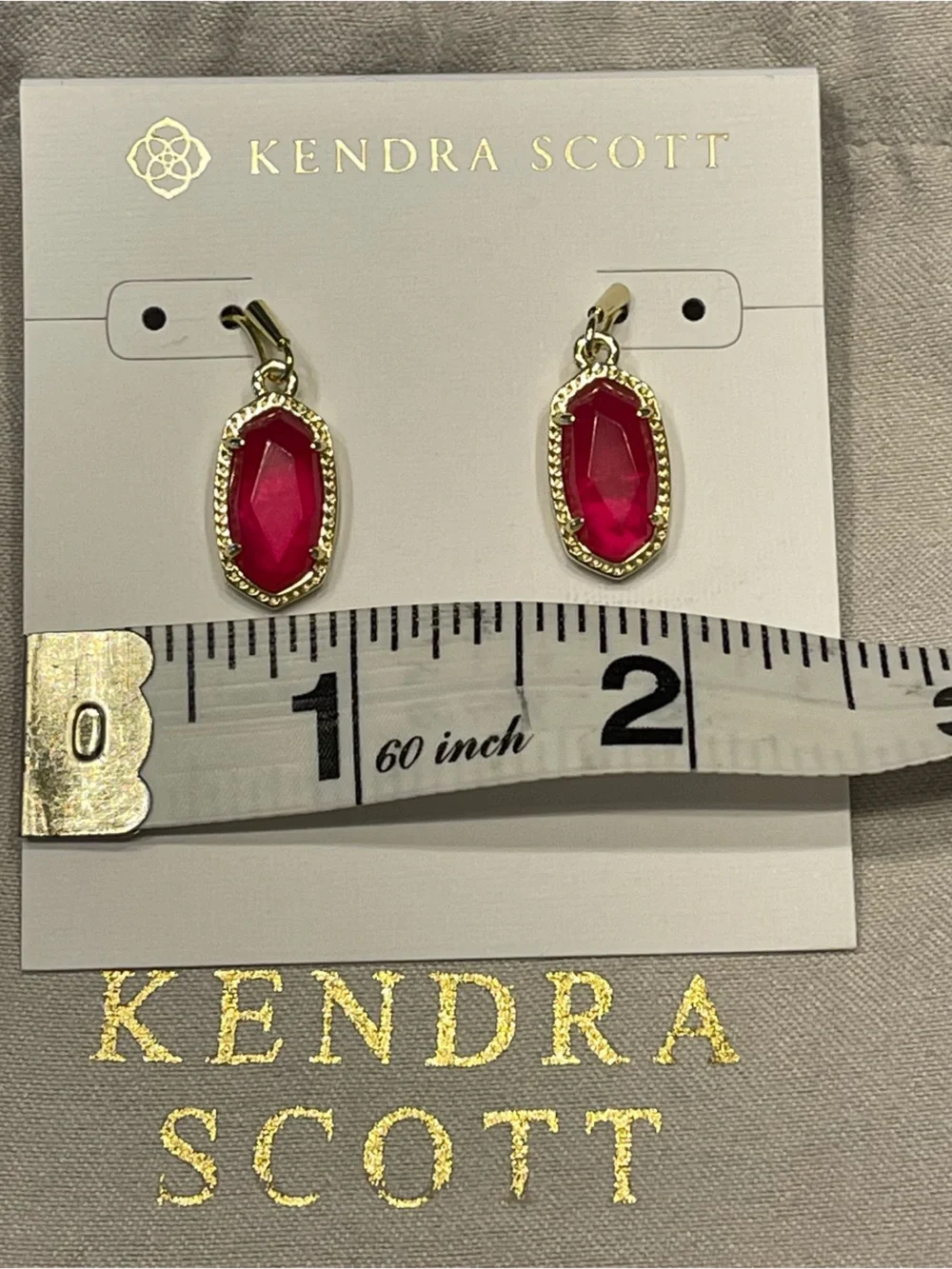 Kendra Scott Lee Drop Earrings Gold Azalea Illusion